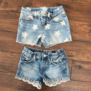 Girls size 6/6X denim shorts.